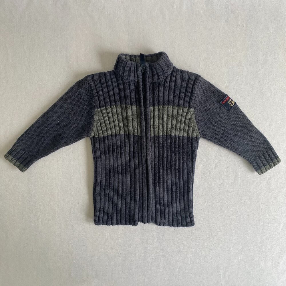 Okaidi Athletic Sweater - Grey (100% cotton)